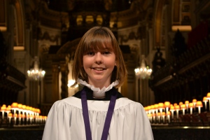 Katie reached the final of the 2013 BBC Radio 2 Young Chorister of the Year Competition